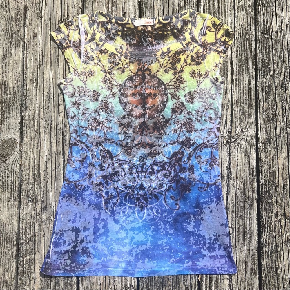 Y2K Style Mallgoth Grunge RXN Tee